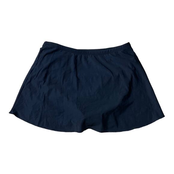 Miraclesuit NWT Skirt Swim Bottom Black Size 16 High Waist Ruffle Skirt Full Cut - Picture 5 of 15